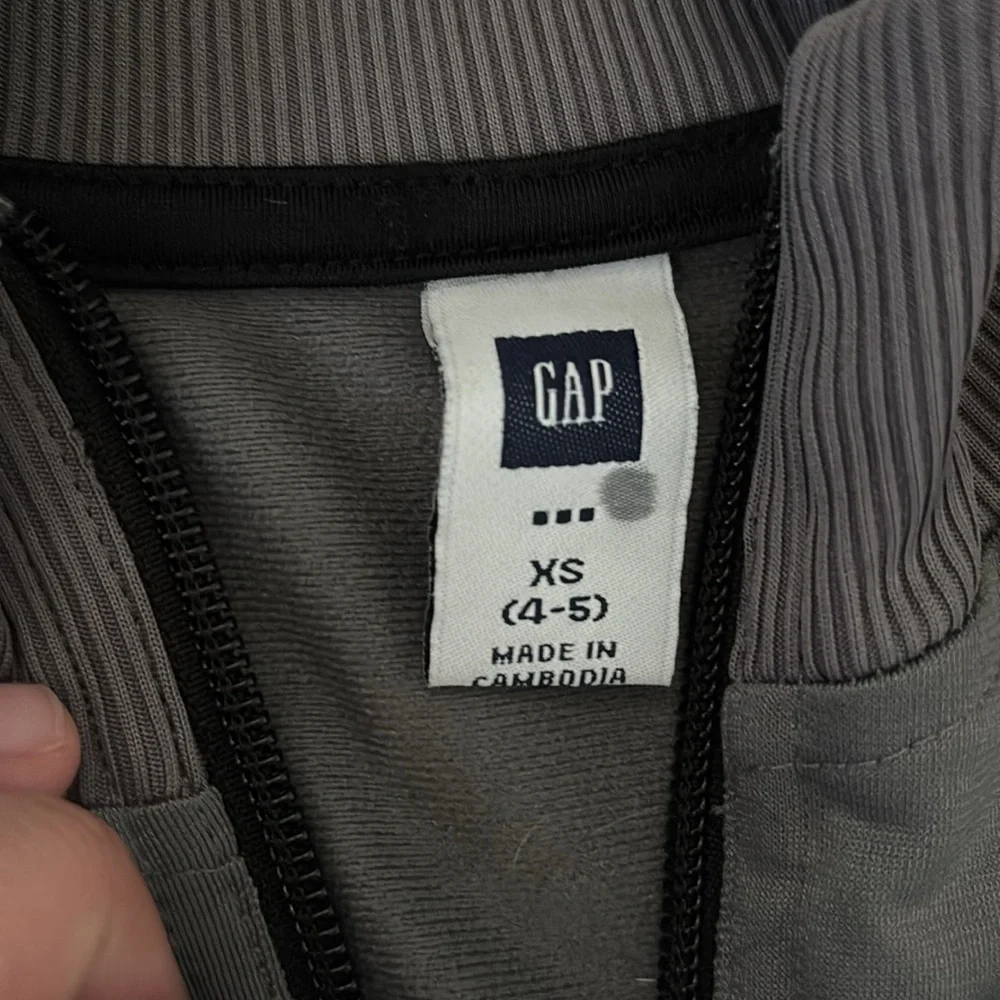 GAP kid’s Black and Gray track Jacket